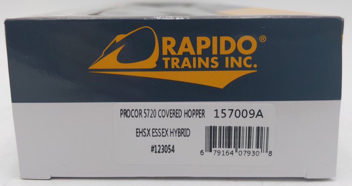 Rapido Trains 157009A HO EHSX Essex Hybrid Procor 5820 Covered Hopper #123054