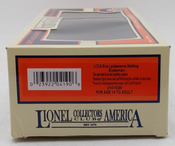 Lionel 2101520 LCCA Erie Lackawanna Walking Brakeman Boxcar #51 LN/Box