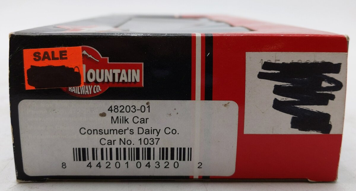 InterMountain 48203-01 HO Scale Consumer's Dairy Co. Milk Car #1037 EX/Box