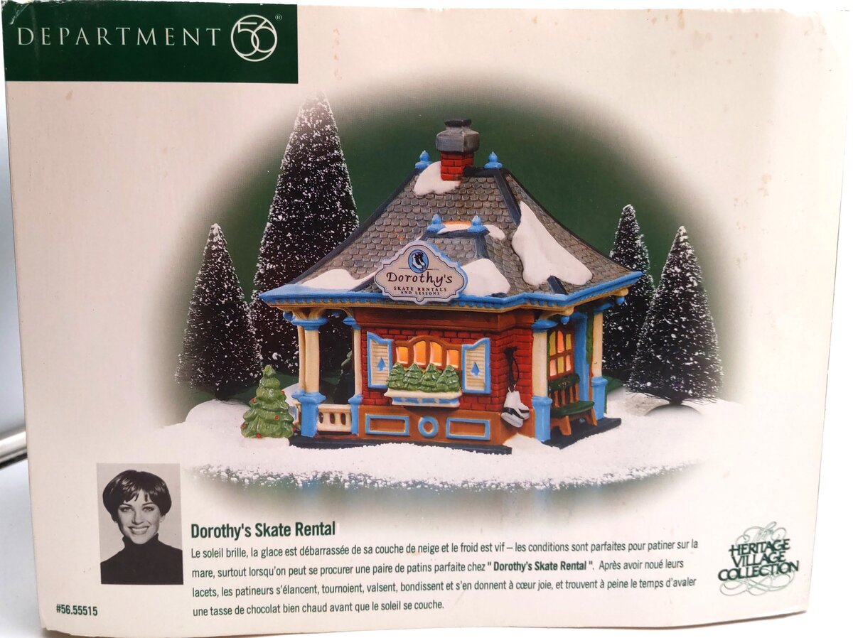 Dept 56 55515 Heritage Village Collection "Dorothy's Skate Rental" LN/Box