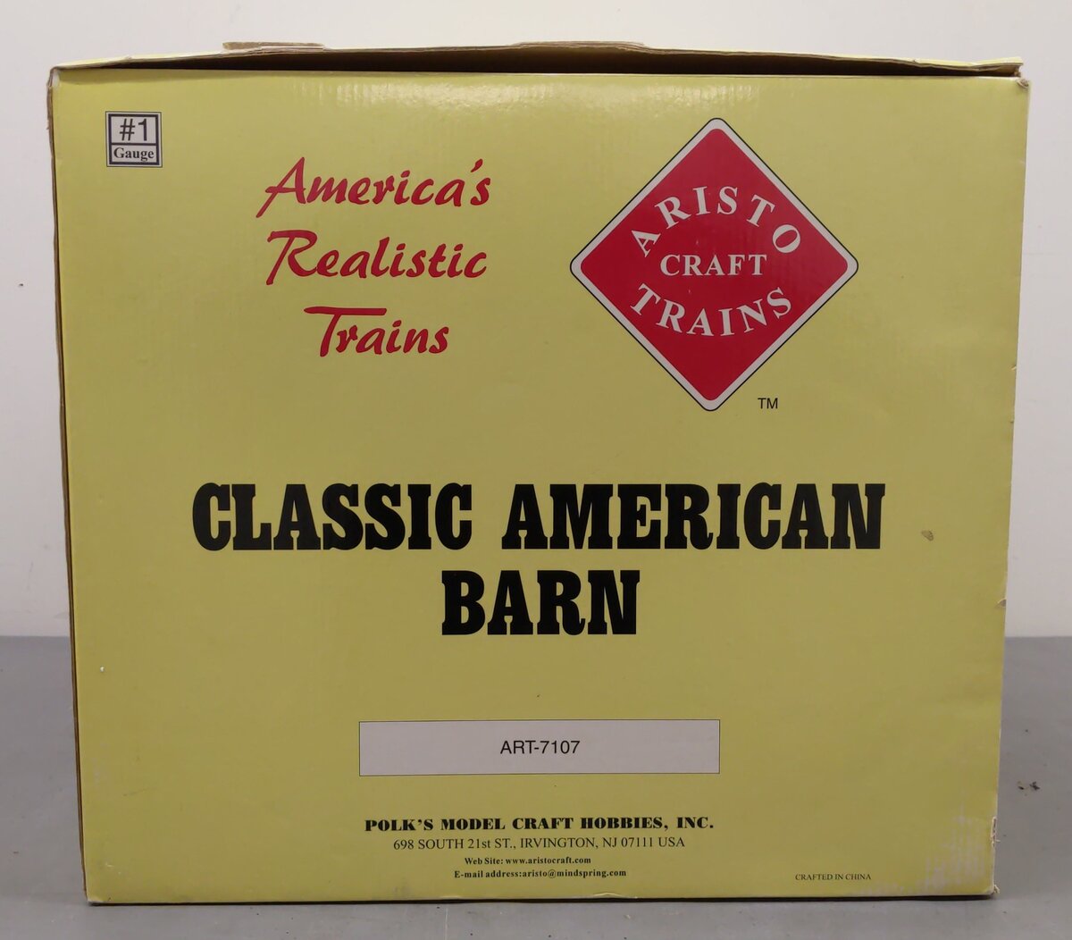 Aristo-Craft 7107 G Assembled Victorian Barn LN/Box