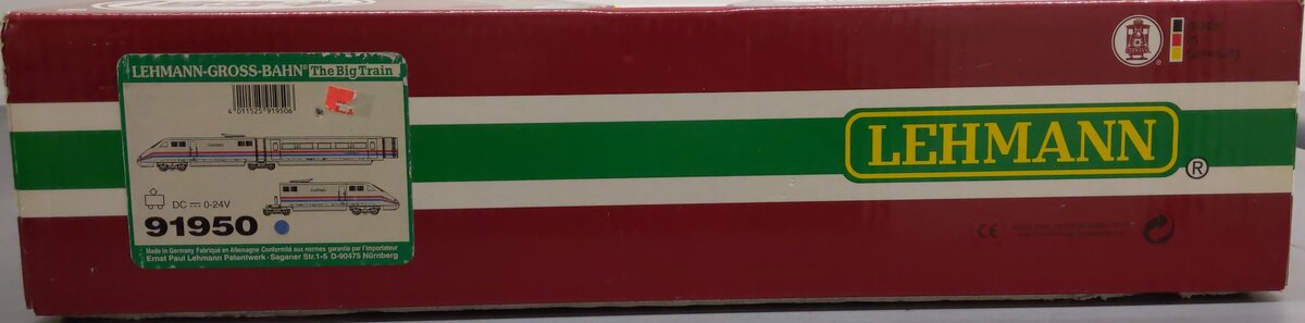 LGB 91950 G Amtrak ABA High Speed Electric Train Set LN/Box