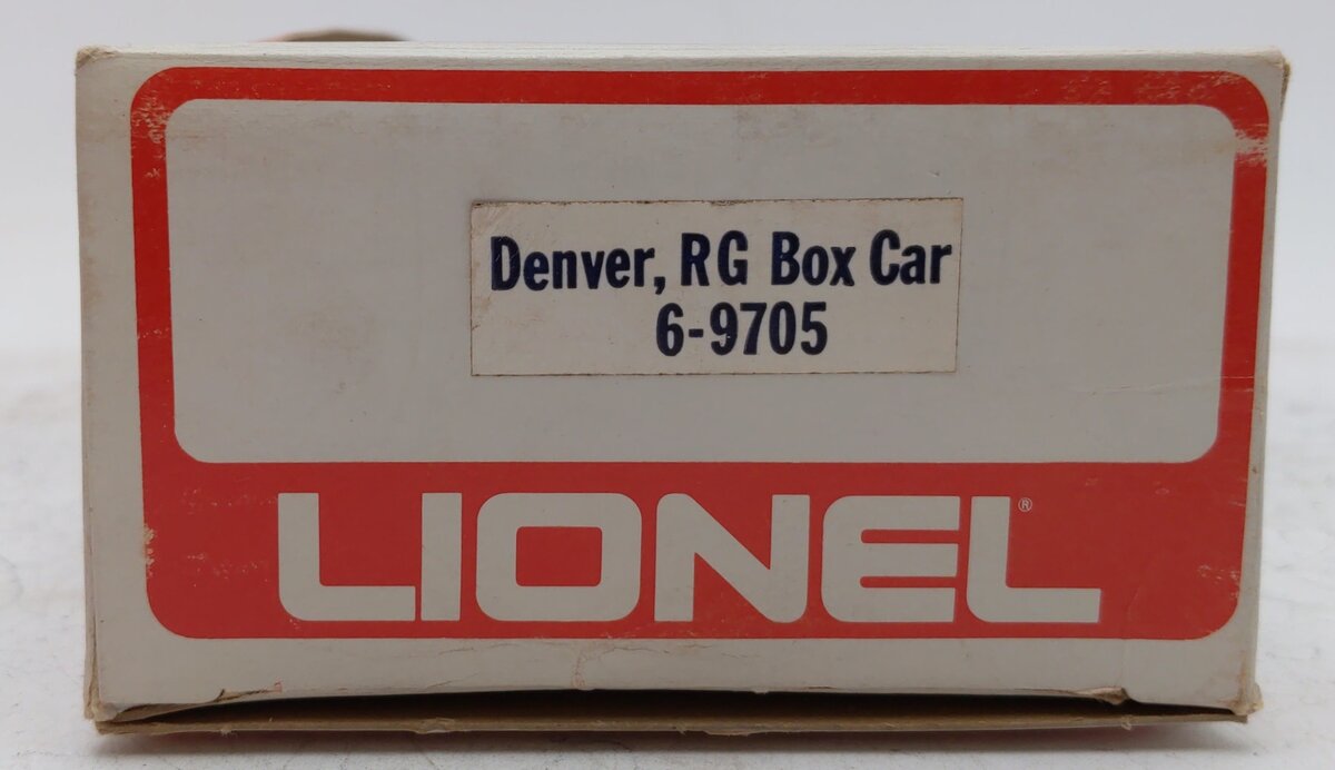 Lionel 6-9705 O Gauge Denver & Rio Grande Western Box Car EX/Box