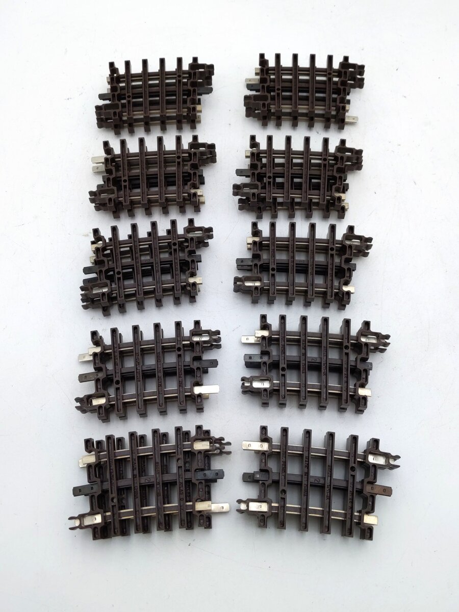 Atlas 6046 O Nickel Silver O-45 Quarter Curved Track Sections (20) EX