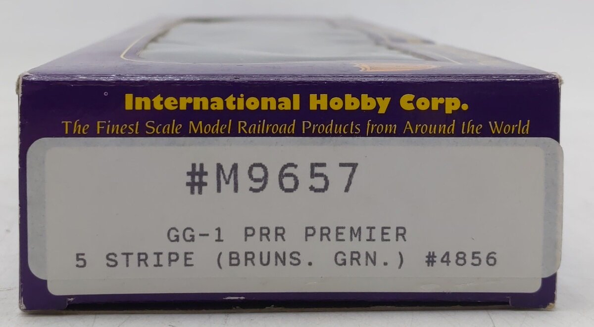 IHC M9657 HO PRR GG-1 Green 5-Stripe Electric Locomotive #4856 EX/Box