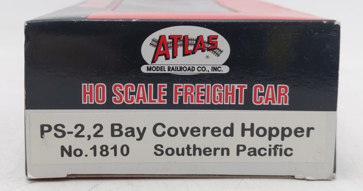Atlas 1810 HO Southern Pacific PS-2 2 Bay Covered Hopper #401290