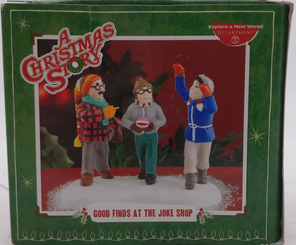 Dept 56 A Christmas Story "Good Finds At The Joke Shop" NIB