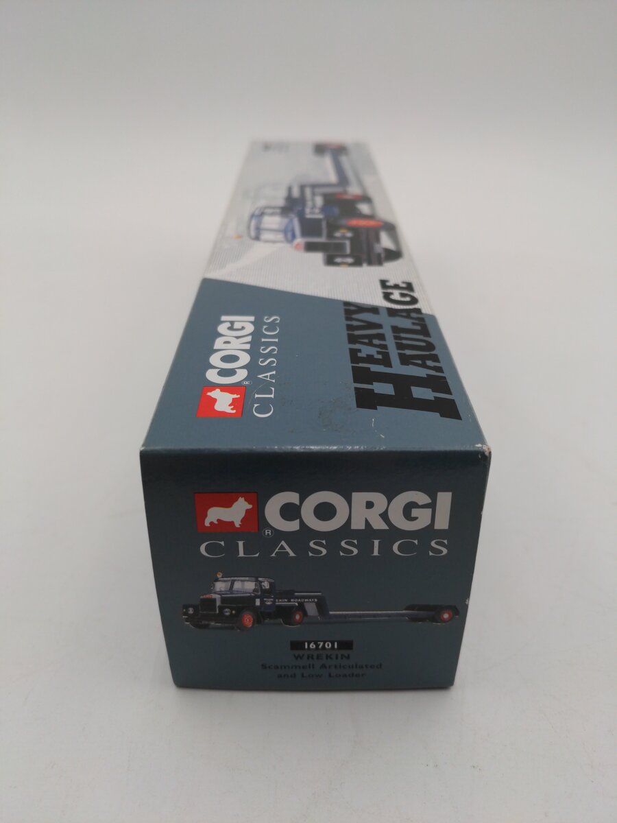 Corgi 16701 Die-Cast 1:50 Scale Wrekin Scamell Articulated and Low Loader NIB