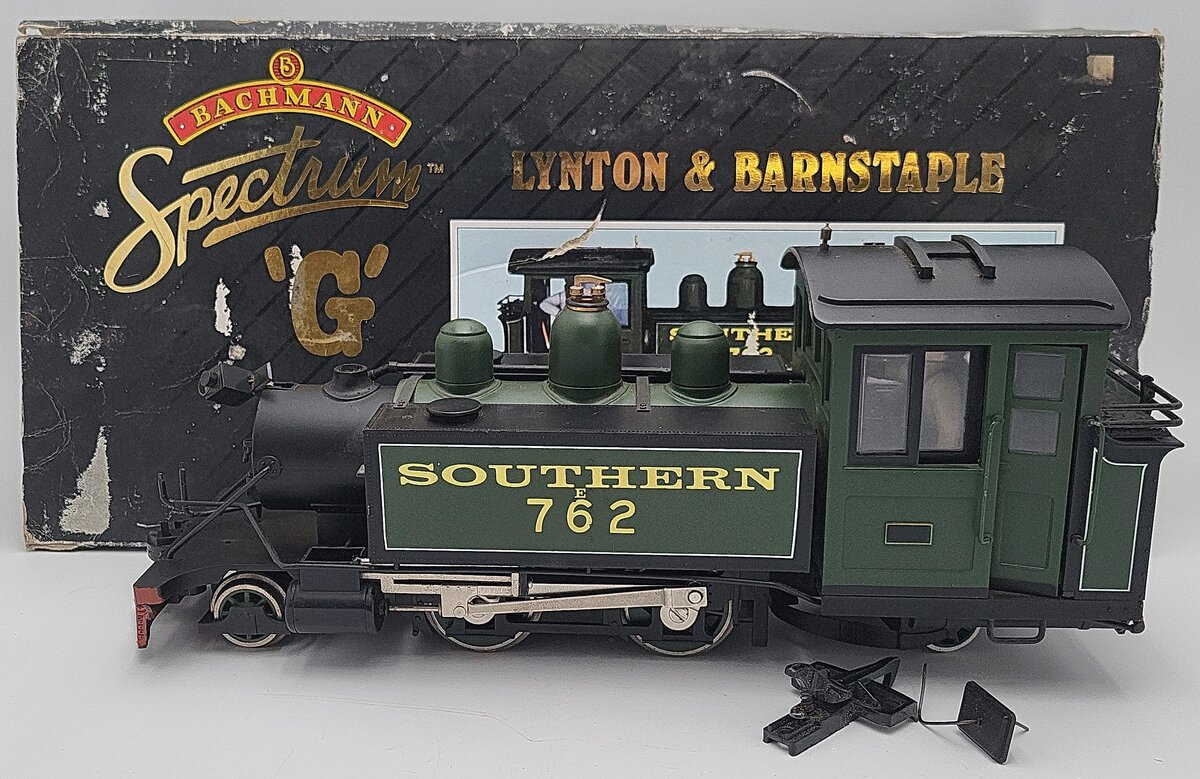 Nゲージ Bachmann Steam Locomotive Bachmann 762 G Southern Baldwin Steam Locomotive #762 VG/Box – Trainz