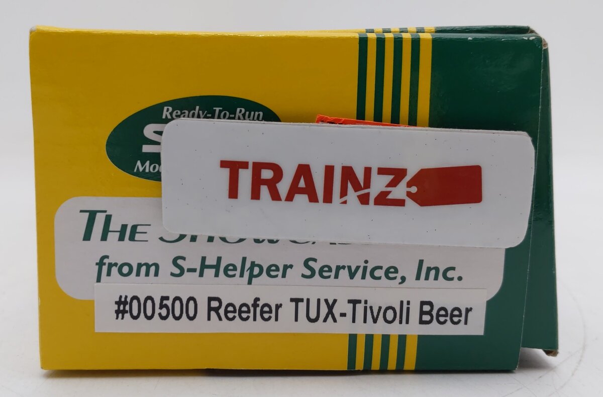 S-Helper 00500 S Gauge TUX-Tivoli Beer Reefer #5100 LN/Box