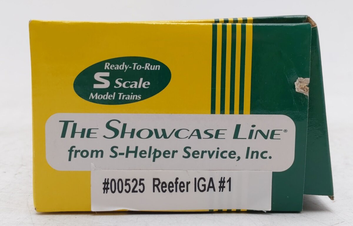 S-Helper Service 00525 S Gauge IGA Reefer #16801 LN/Box