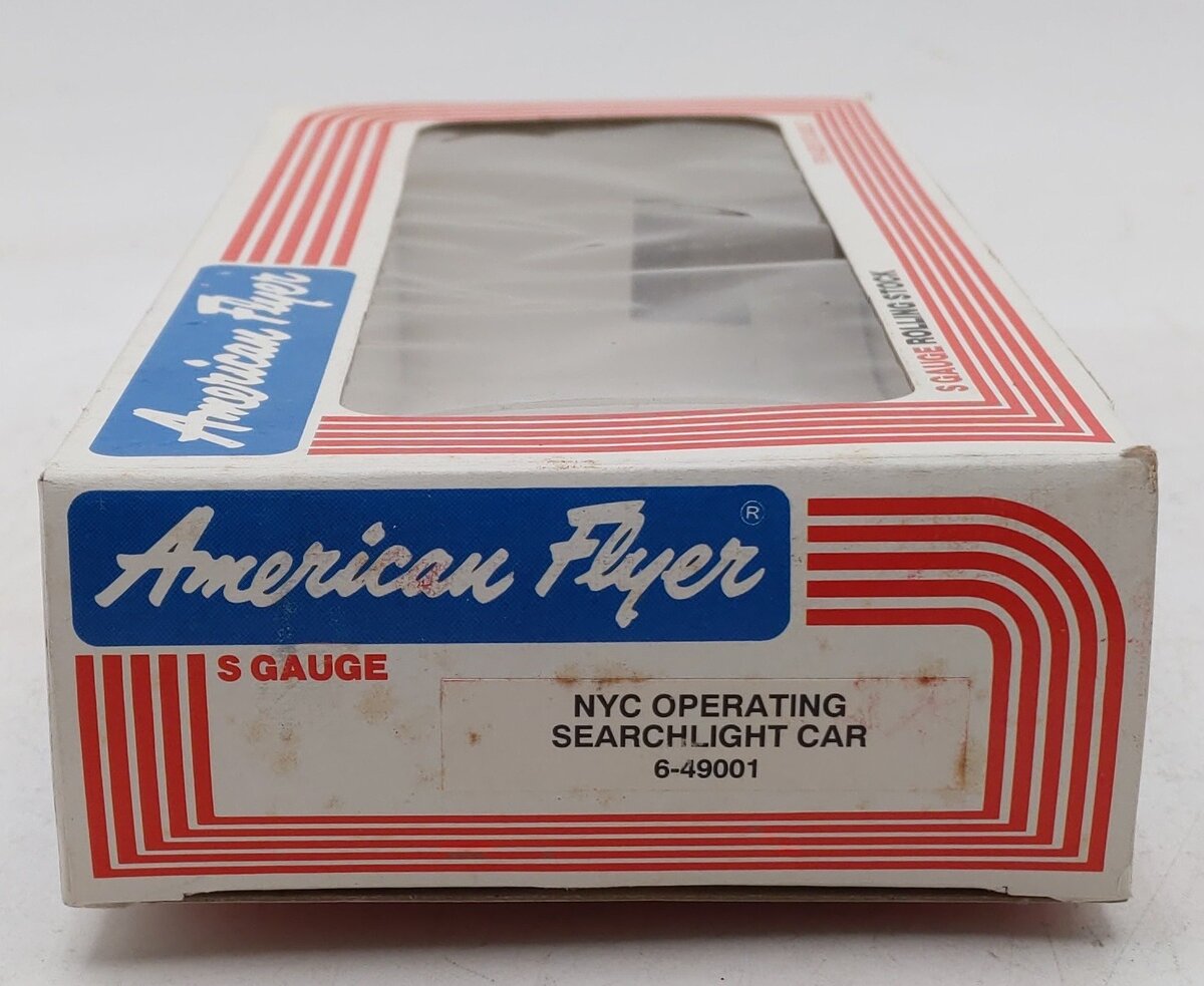 American Flyer 6-49001 S Scale New York Central Searchlight Car LN/Box