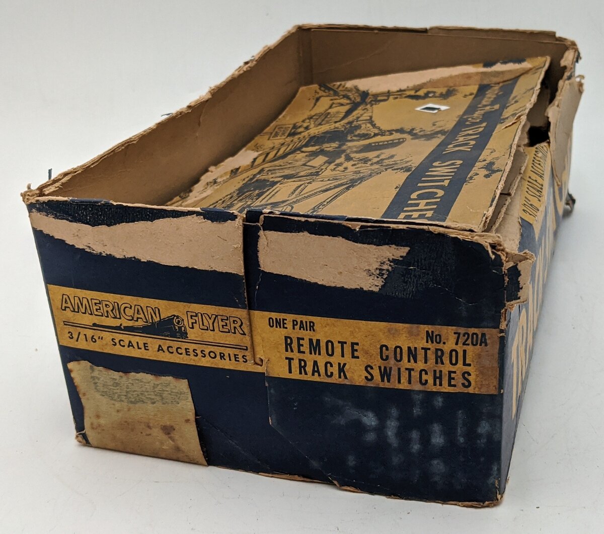 American Flyer 720A Vintage S Electric Remote Control Switches (Pair) VG/Box