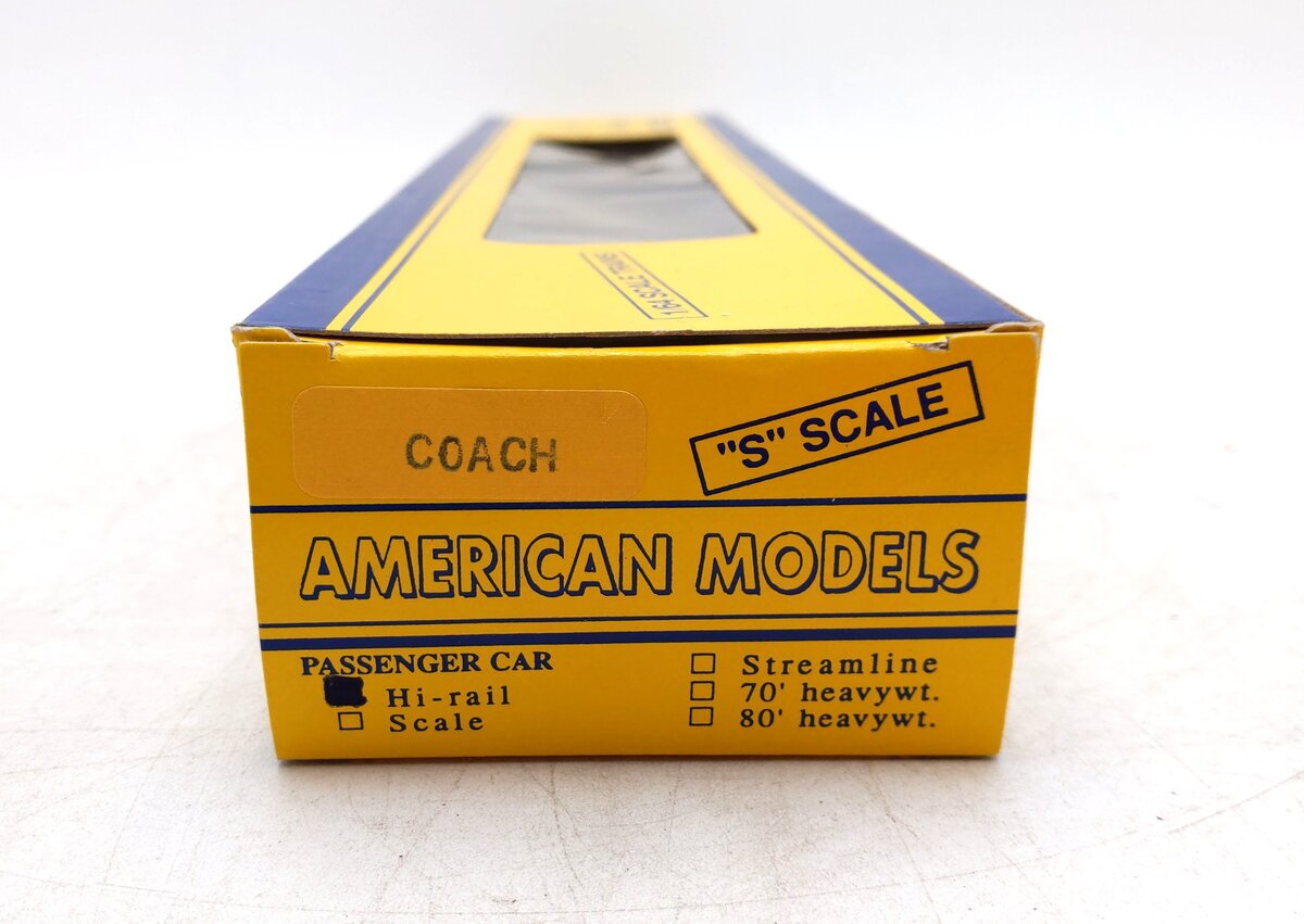 American Models HW8005B S New York Central Hi-Rail 70" Heavyweight Coach Car LN/Box