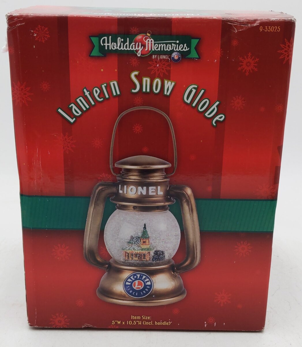 Lionel 9-33025 Lionel Lantern Snow Globe Gold EX/Box