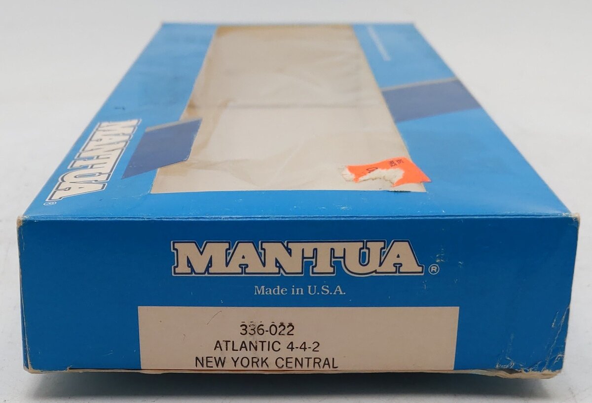 Mantua 336-022 HO New York Central 'Atlantic' 4-4-2 Steam Locomotive #2980 EX/Box