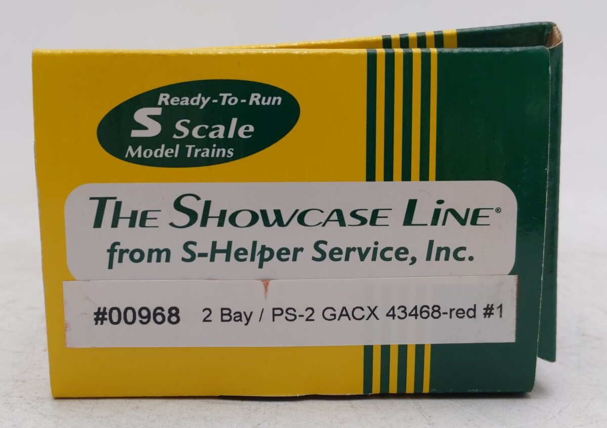 S-Helper 00968 S Scale GACX "Brachs Candies" 2-Bay Hopper Car #43468 LN/Box