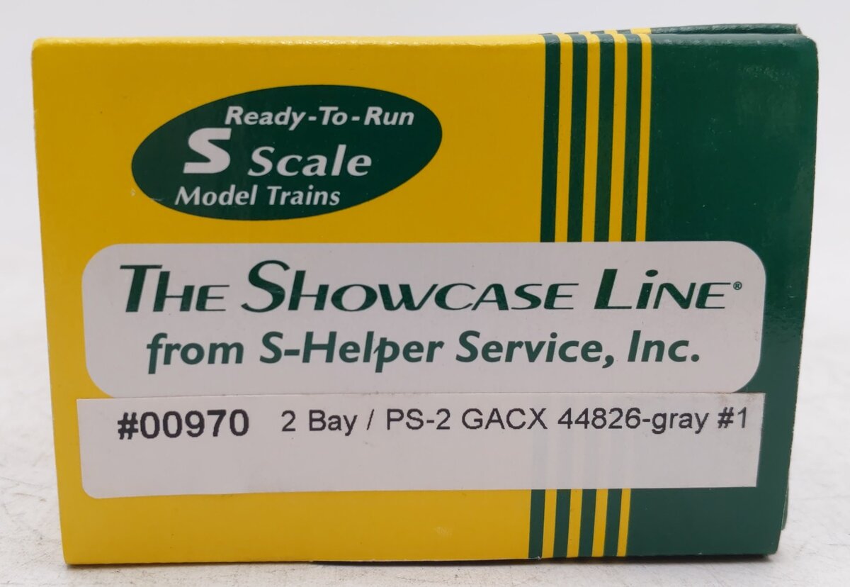 S-Helper 00970 S Scale GACX Brach's 2-Bay Hopper #44826 LN/Box