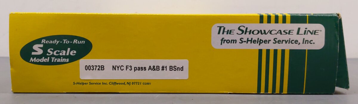 S-Helper 00372B S Gauge New York Central F3 Pass A&B Diesel Locomotives EX/Box