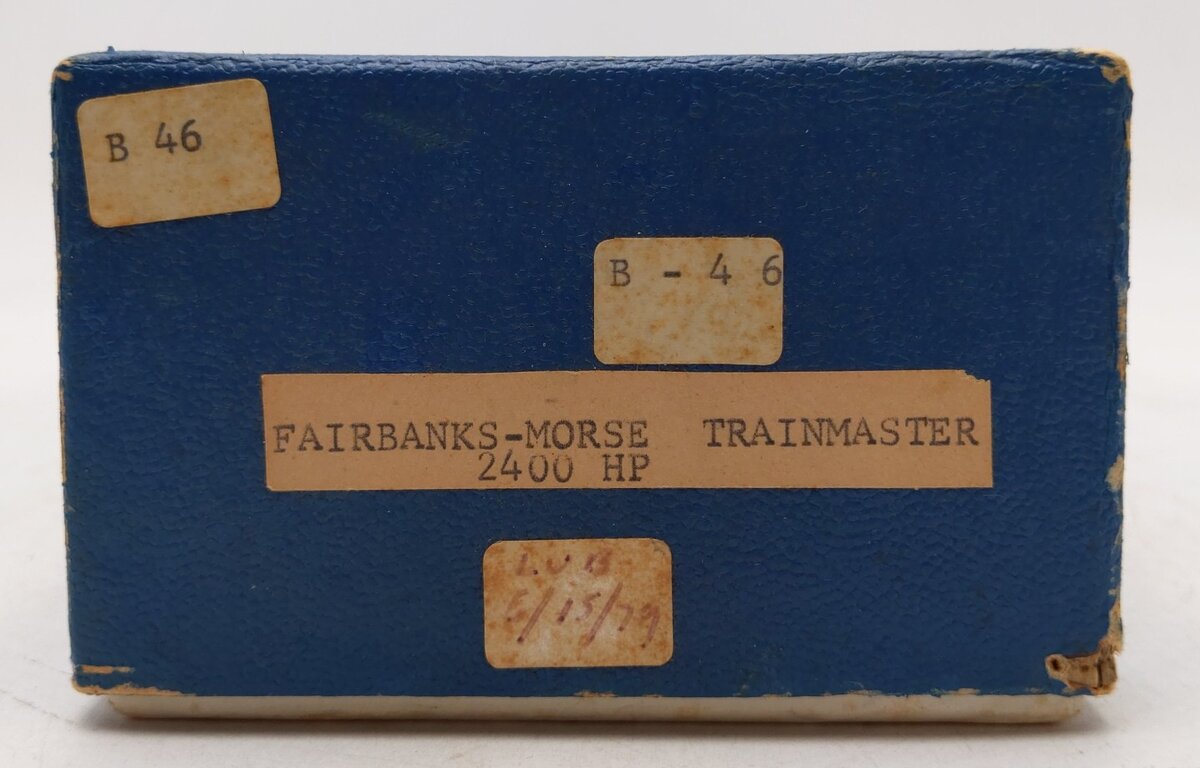 Red Ball H24-66 BRASS HO Fairbanks-Morse B-46 Trainmaster Diesel Locomotive VG/Box