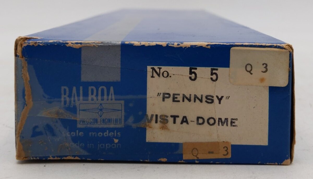 Balboa 554 HO BRASS Pennsylvania Vista-Dome Car EX/Box