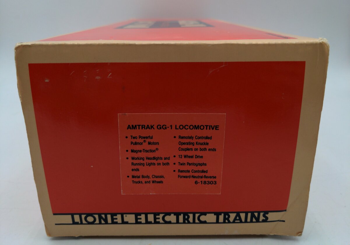 Lionel 6-18303 O Gauge Amtrak GG-1 Electric Locomotive #8303 EX/Box