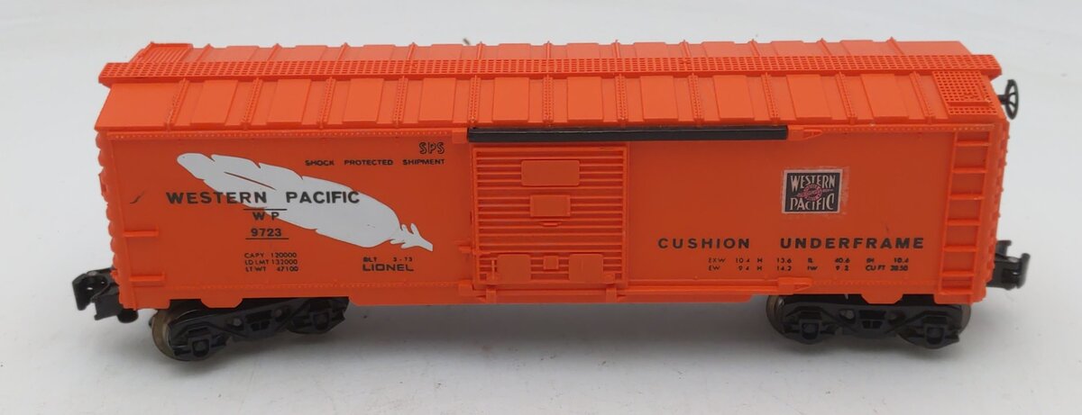 Lionel 6-9723 O Gauge Western Pacific Boxcar EX