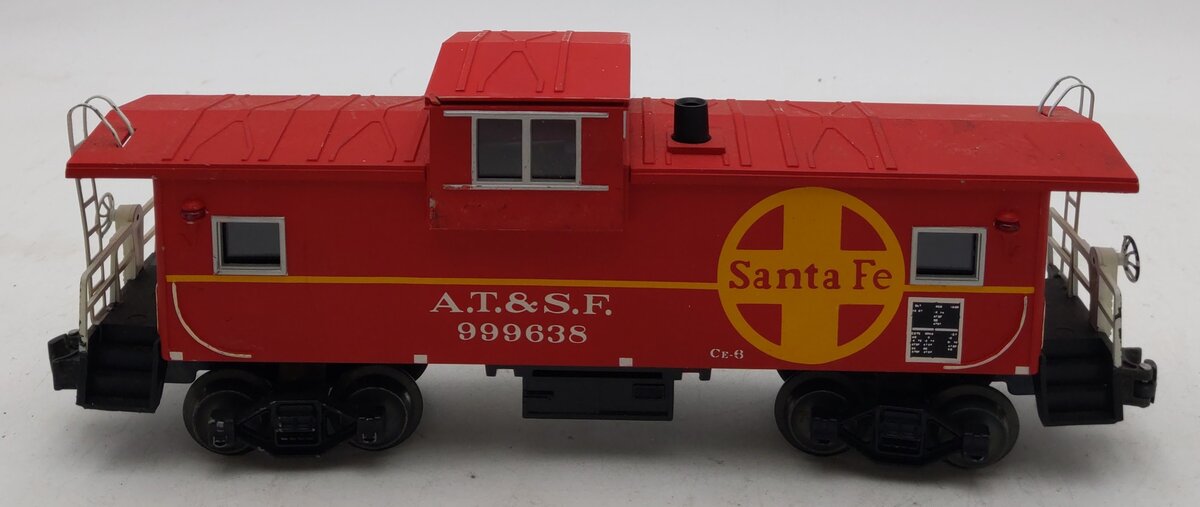 Lionel O Gauge Atchison Topeka Santa Fe Lighted Caboose #999638 EX