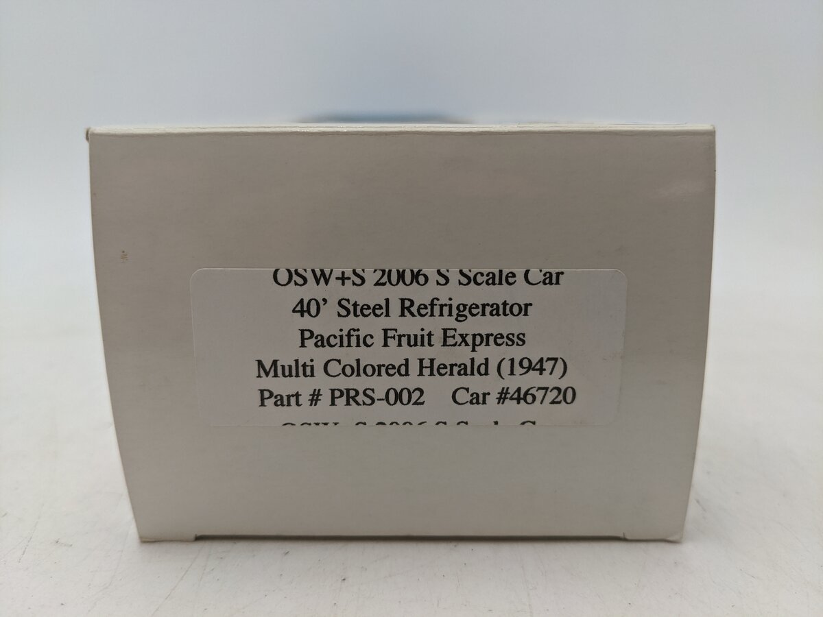 Pacific Rail PRS-002 S Pacific Fruit Express Boxcar #46720-Scale EX/Box