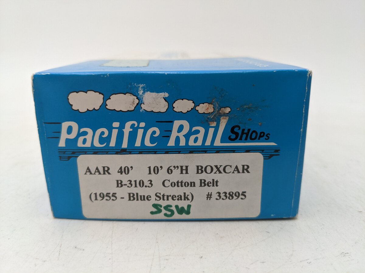 Pacific Rail B-310.3 S Scale St. Louis & Southwestern Boxcar #33895-Scale EX/Box