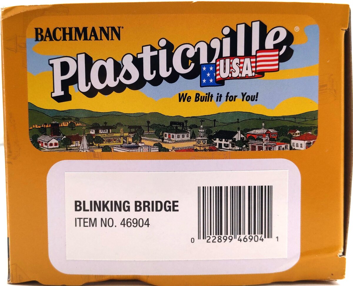 Bachmann 46904 N Blinking Bridge Assembled LN/Box