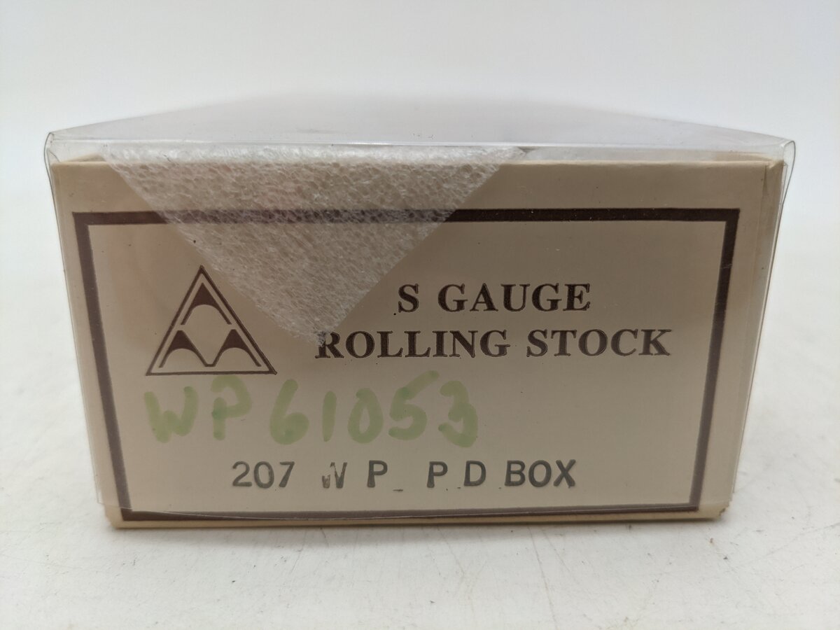 American Models 207 S Gauge Western Pacific Boxcar #61053-Scale EX/Box