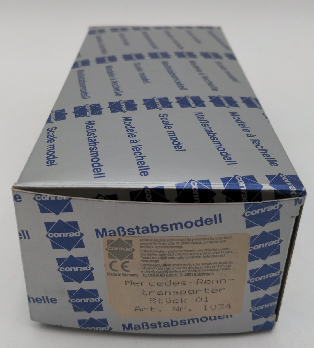 Conrad 1034 1:43 Mercedes Benz Racing Transporter Car Carrier EX/Box