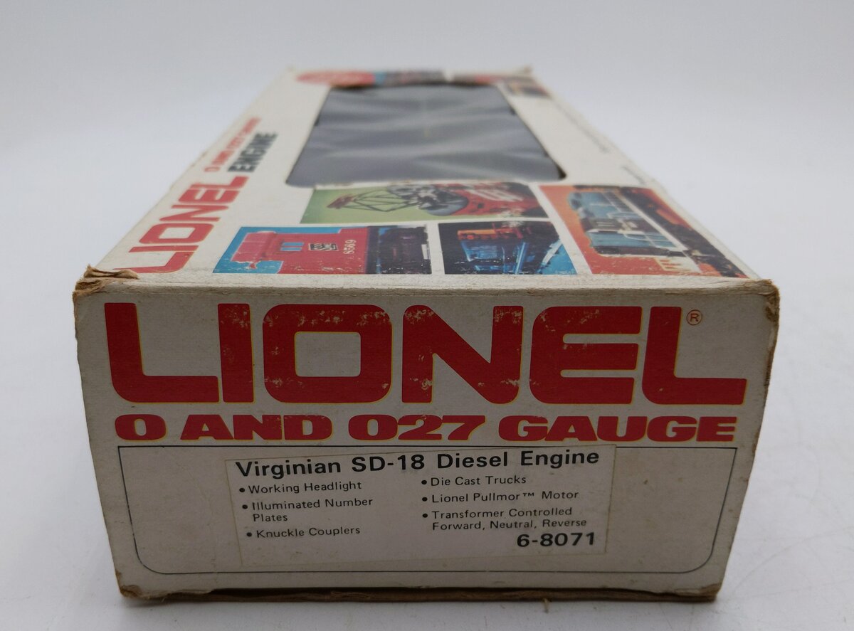 Lionel 6-8071 O Gauge Virginian SD-18 Diesel Locomotive LN/Box