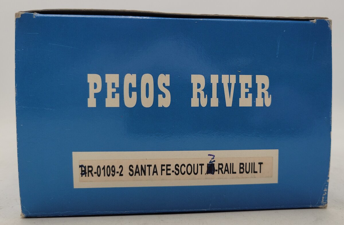 Pecos River Brass 0109-2 O ATSF Santa Fe-Scout Boxcar #10275 (2-Rail) EX/Box