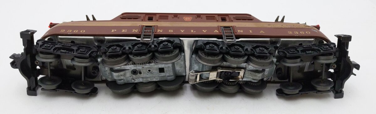 Lionel 2360 Vintage O Pennsylvania 5-Stripe Tuscan GG-1 Electric Locomotive EX