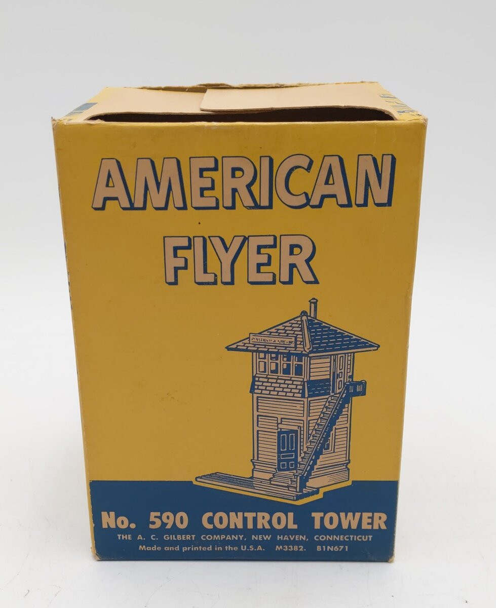 American Flyer 590 Vintage S Cedar Hill Junction Control Tower - RARE EX/Box