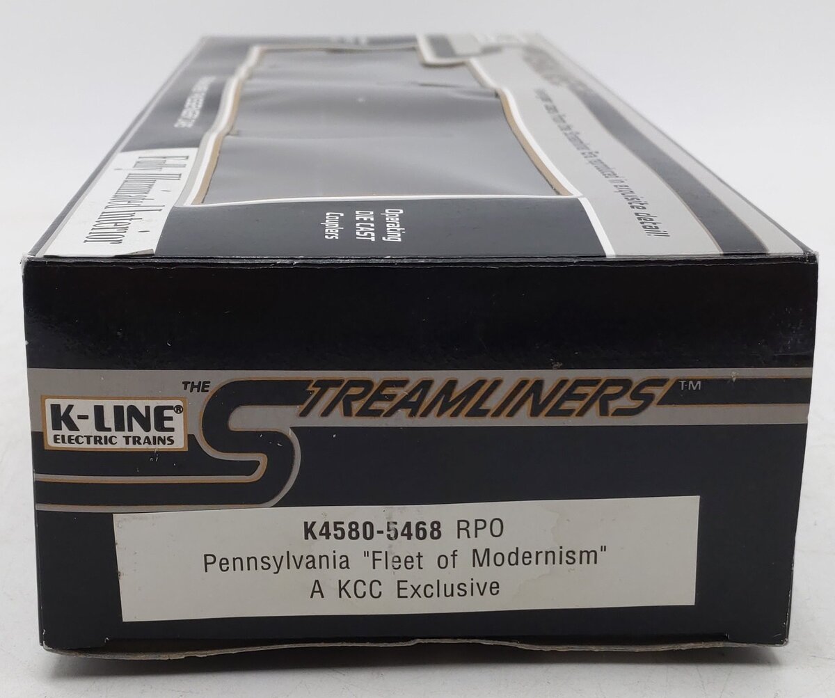 K-Line K4580-5468 O Gauge Pennsylvania "Fleet of Modernism" RPO Car NIB