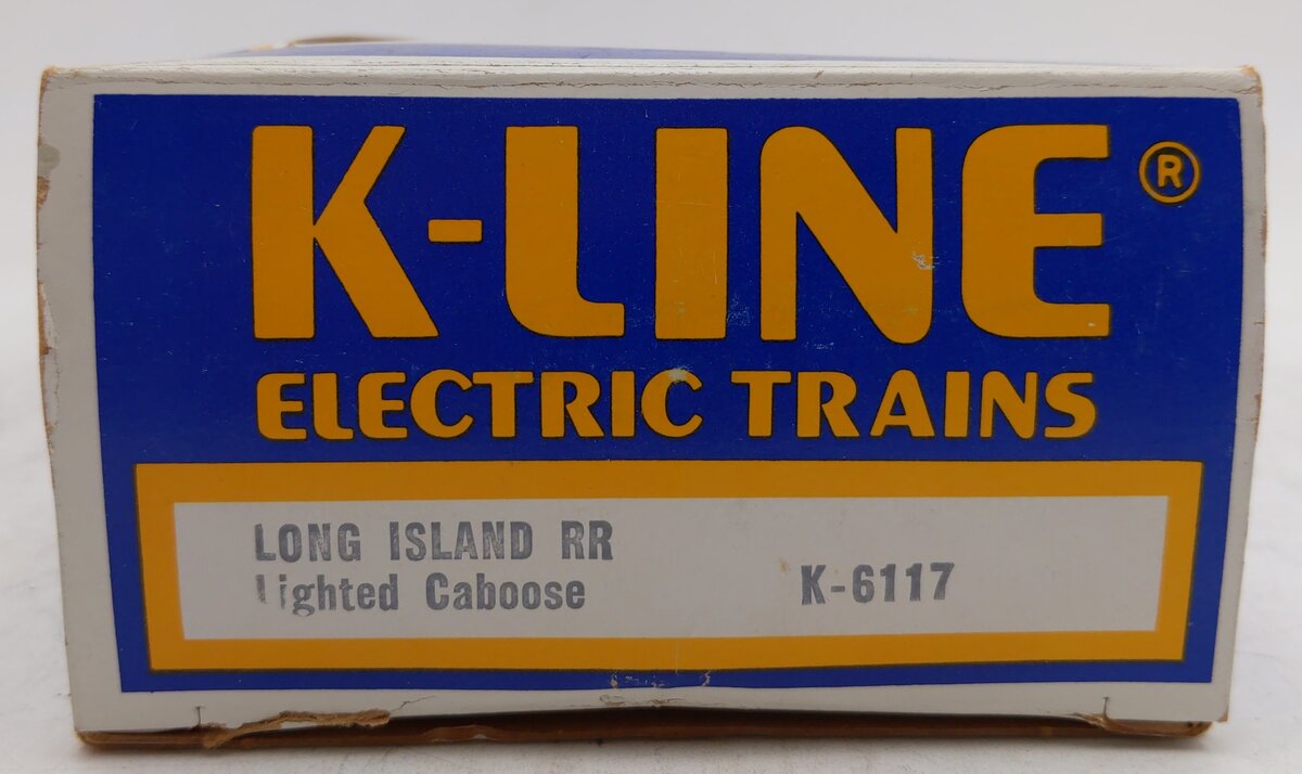 K-Line K6117 O Gauge Long Island Illuminated Caboose VG/Box