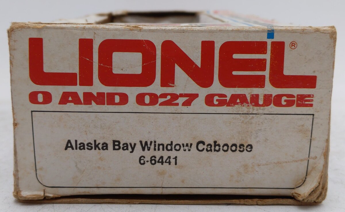 Lionel 6-6441 O Gauge Alaska Railroad Bay Window Caboose VG/Box