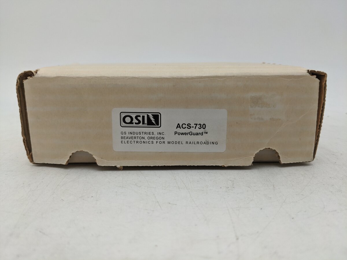 QSI ACS-730 Powerguard AC Power 3-Rail Works With MTH DCS EX/Box