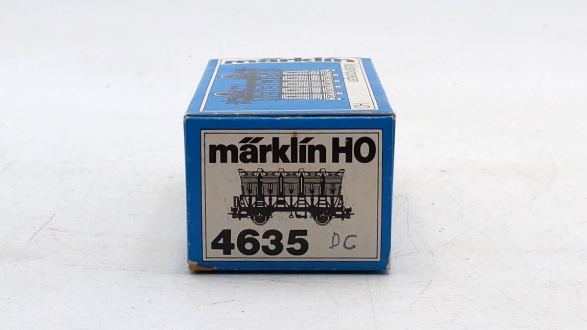 Marklin 4635 HO Scale Tipping Bucket Car EX/Box
