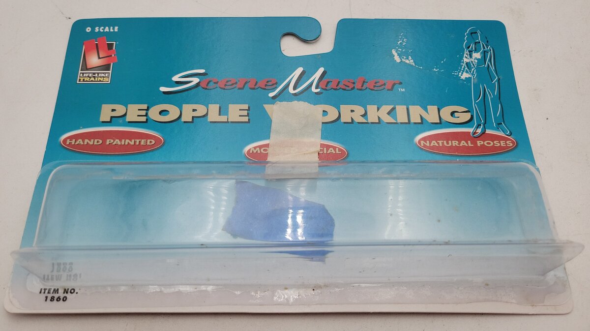 Life Like 1860 O SceneMaster Construction Worker Figures (Set of 8) EX/Box