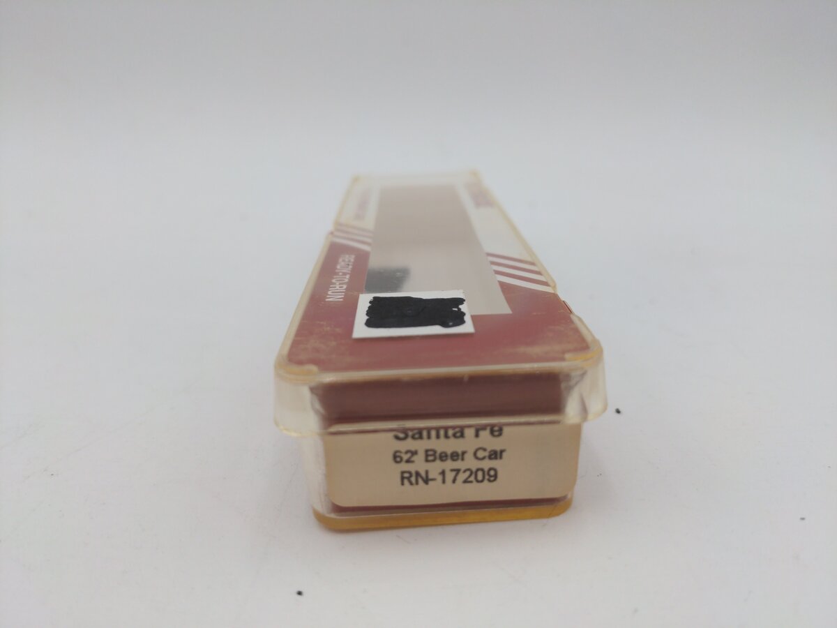 Red Caboose RN-17209 Santa Fe 62' Beer Car Box Car #625333 LN/Box