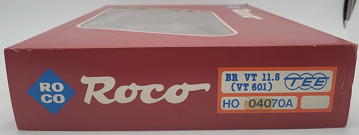 Roco 04070A HO Scale TEE Helvita VT 601 3 Car Passenger Set EX/Box
