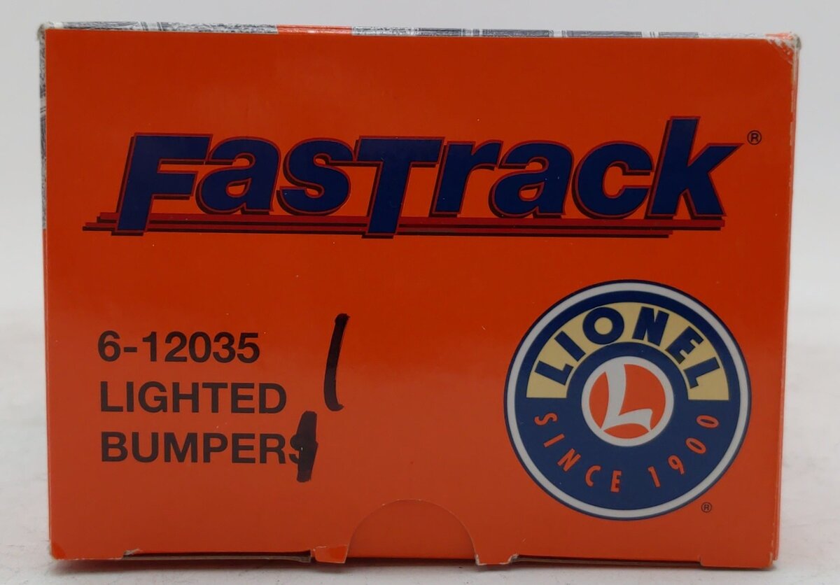 Lionel 6-12035 O Gauge FasTrack Lighted Bumper LN/Box