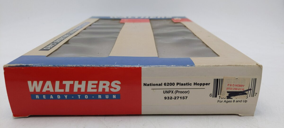 Walthers 932-27157 HO UNPX (Procor) National 6200 Plastic Hopper Car Weathered/Box