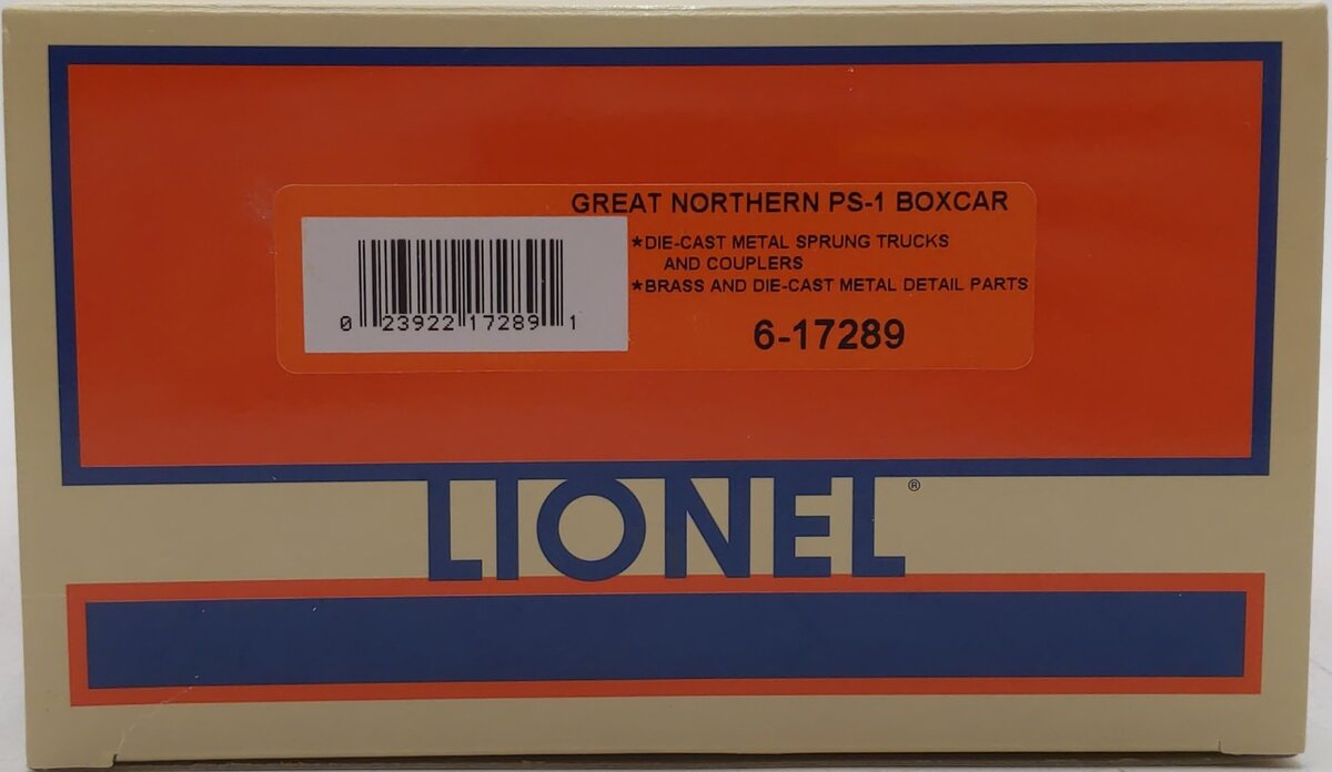 Lionel 6-17289 O Gauge Great Northern PS-1 Boxcar #18485 LN/Box