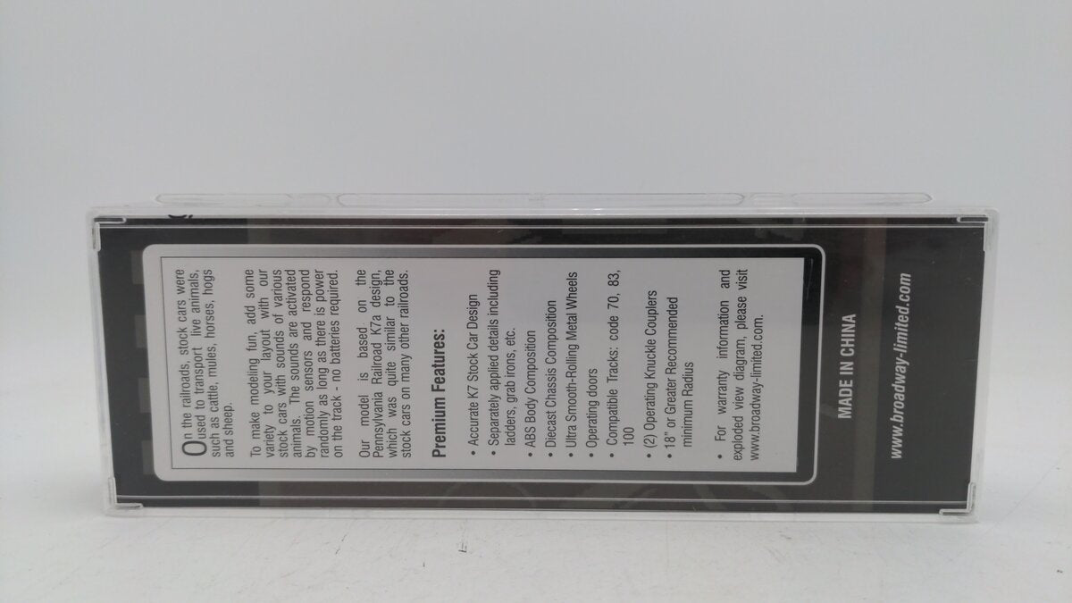 Broadway Limited 5881 HO Chesapeake & Ohio K7 Stock Car #95247 w/ Hog Sounds LN/Box