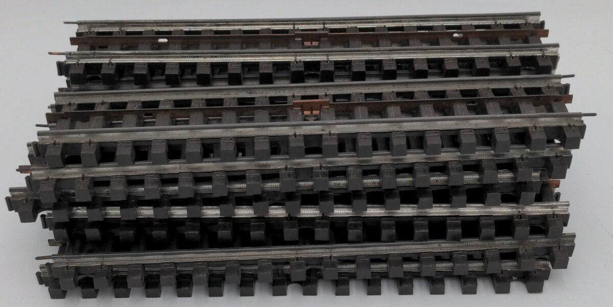 Lionel 32 Vintage Super O Straight Track Sections (Pack of 12) VG